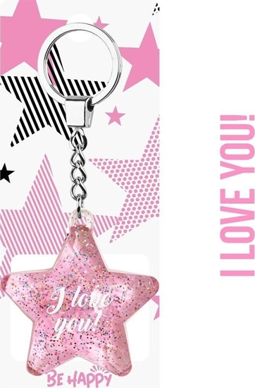 Изображение Brelok gwiazdka I love you!