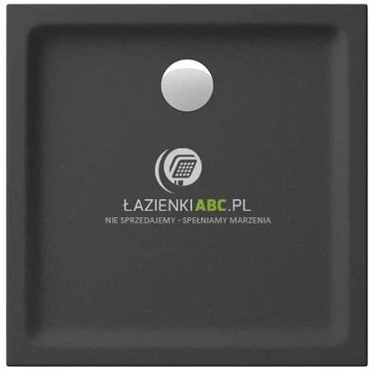 Picture of BRODZIK KWADRATOWY TAKO 80X4 CZARNY MAT