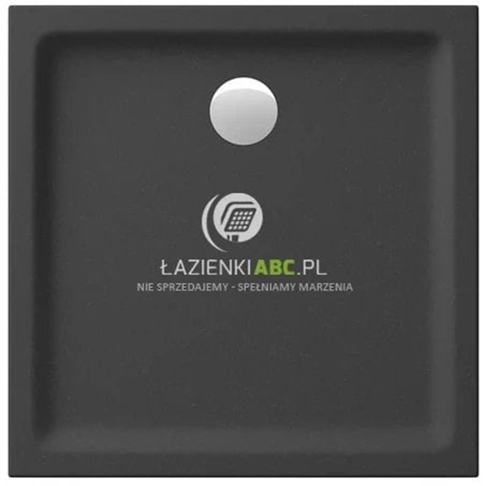 Picture of BRODZIK KWADRATOWY TAKO 80X4 CZARNY MAT