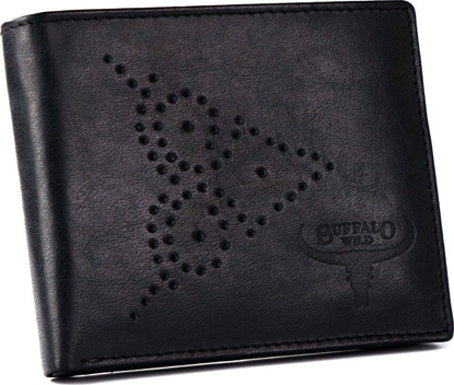 Picture of Buffalo Wild Skórzany portfel mski ze zdobionym frontem  Buffalo Wild NoSize