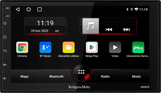Изображение Kruger&Matz Car Radio 7'' 2DIN Kruger&Matz KM2010 CarPlay/AndroidAuto Bluetooth Wi-Fi GPS