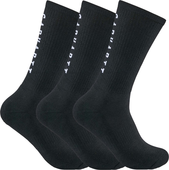 Picture of Carhartt Skarpety Carhartt Force Midweight Logo Crew Black