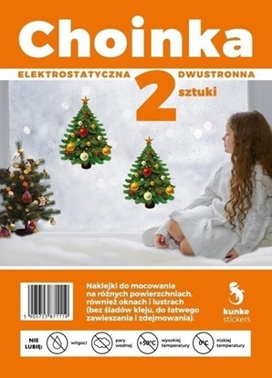 Picture of Dekoracja witeczna Choinka elektrostatyczna 2szt