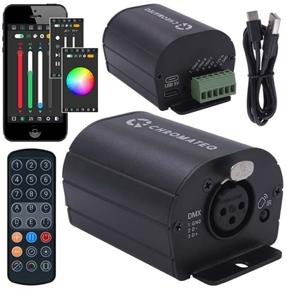 Attēls no CHROMATEQ CLUB 512 sterownik DMX interfejs + pilot