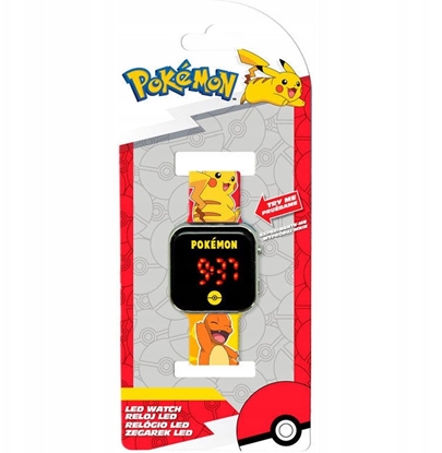 Attēls no Cyfrowy Zegarek Led Na Rk Dziecicy Dla Dziecka Dzieci / Pokemon Pikachu / Pok4435