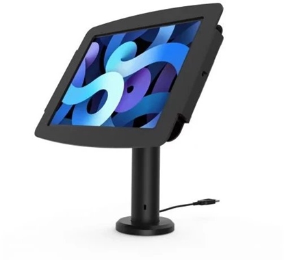 Attēls no Compulocks iPad Mini 8.3" Space Enclosure Tilting Stand 8" - Aufstellung - fur Tablett - neigbares Standgehause - verriegelbar - hochwertiges Aluminium - Schwarz - Bildschirmgrosse: 21.1 cm (8.3") - Bodenaufstellung - fur Apple iPad mini (6. Generati