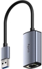 Picture of Cudy UE10A NetLink USB-A to Gigabit Ethernet Adapter Portable Aluminum Plug and Play Grey