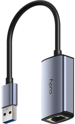 Attēls no Adapter USB Cudy UE10A USB-A - RJ-45 Srebrny  (UE10A)