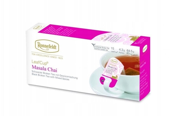Изображение Czarna herbata Ronnefeldt Leaf Cup Masala Chai 15x4,3g