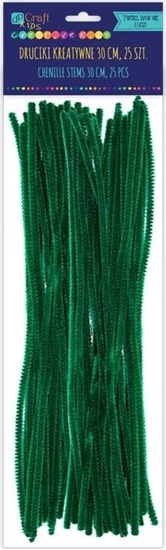 Picture of Dalprint Druciki kreatywne ciemnozielone 30cm 25szt