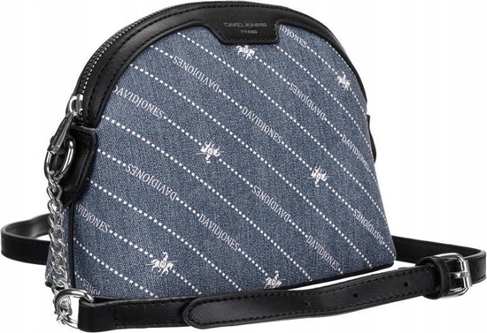 Picture of David Jones Listonoszka damska ze skóry ekologicznej imitujcej jeans - David Jones