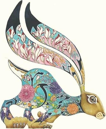 Attēls no DM Collection Karnet A090 B6 + koperta Turkusowy zajc