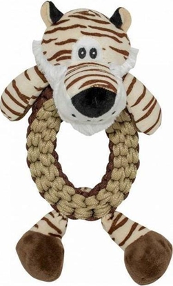 Изображение Duvo+ DUVO+ ZABAWKA SZARPAK RING TYGRYS 32x14,5x12cm 12045