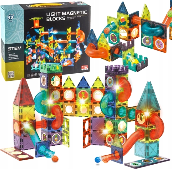 Изображение Egaleco B41C3 KLOCKI MAGNETYCZNE TOR KULKOWY 110