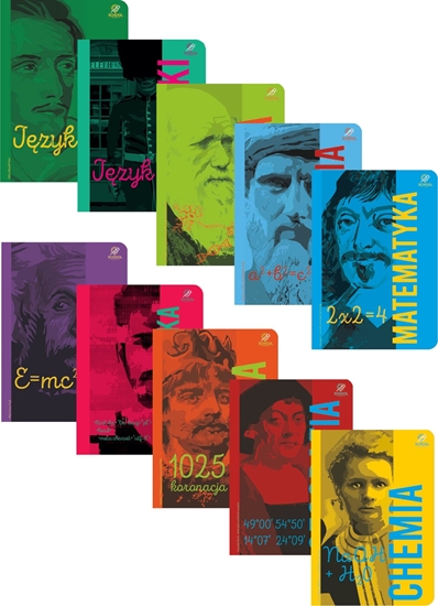 Picture of Elanders Zeszyt A5/64K tematyczny Famous&Timeless (10szt)