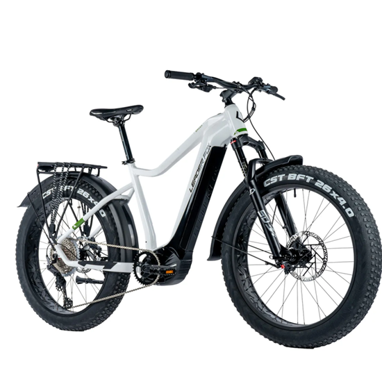 Изображение Elektriskais velosipēds LEADER FOX Brasa 26": balts (L)