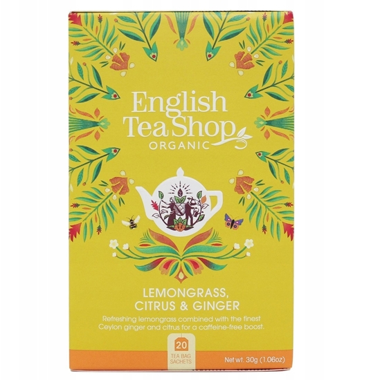 Picture of English Tea English Tea Shop, Herbata Lemongrass, Ginger & Citrus, 20 saszetek