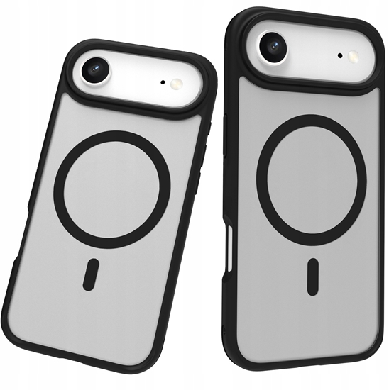 Изображение Etui Roobix Dusky MagSafe do iPhone 17 Air - czarne matowe