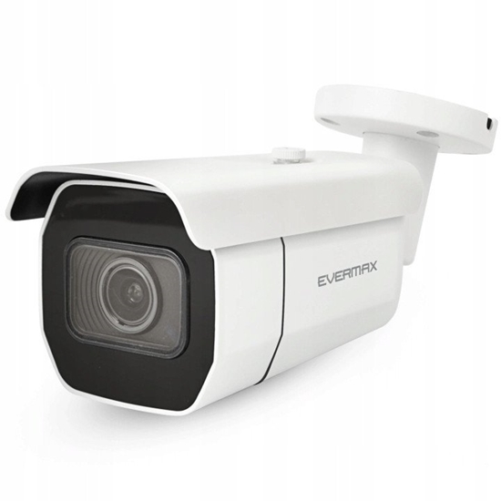 Изображение EVERMAX EVX-IP5ZB02-IR-Ai-W Kamera IP tubowa biaa 5Mpx 2.7-13.5mm IR 60m AI IP67 mikrofon