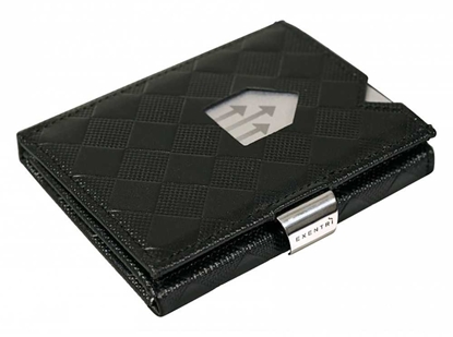 Attēls no Exentri wallet, black chess (black)