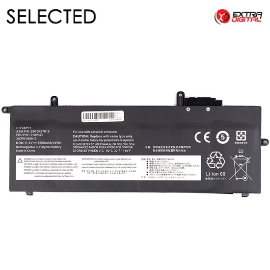 Picture of ExtraDigital 01AV470 Battery for Lenovo Laptop 3900mAh