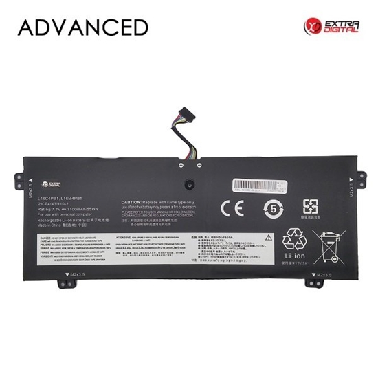 Picture of ExtraDigital L16C4PB1 Battery for Lenovo Laptop 7100mAh