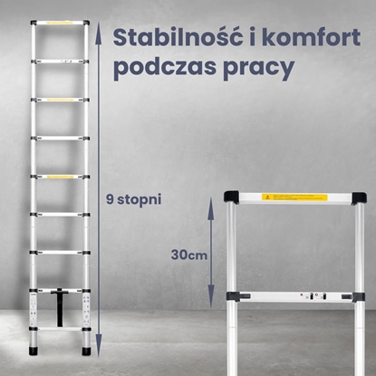 Изображение EXTRALINK TELESCOPIC LADDER LAD26ST 2.6 M