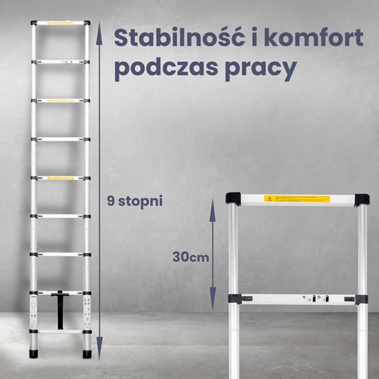 Изображение EXTRALINK TELESCOPIC LADDER LAD26ST 2.6 M