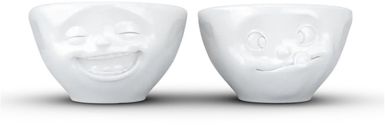 Picture of FIFTYEIGHT Schälchen Set 100ml - Lachend & Lecker weiß