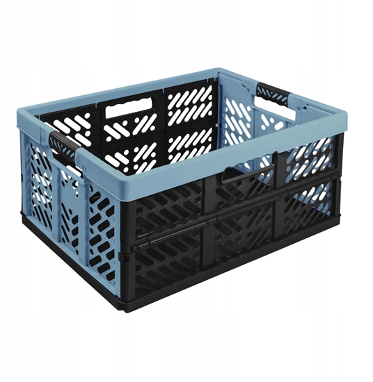 Picture of Folding box with load capacity up to 50kg Ben 54x37x28cm 45L blue 4052396083989