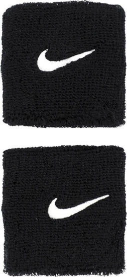 Picture of Frotki na rk Nike Swoosh Wristbands 2 szt. czarne N1012405010OS