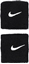 Picture of Frotki na rk Nike Swoosh Wristbands 2 szt. czarne N1012405010OS