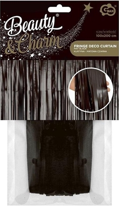 Attēls no GoDan Kurtyna B&C matowa czarna 100x200cm