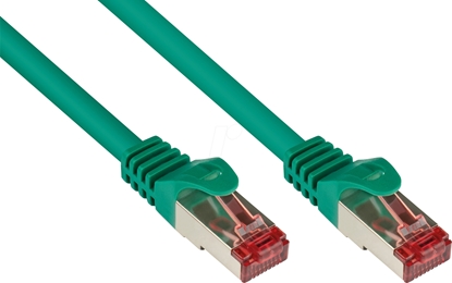 Изображение Good Connections RNS Patch Cable with Rastnasenschutz, Cat. 6, S/FTP, PiMF, PVC, 250MHz, green, 50m, Good Connections (8060- 500G)