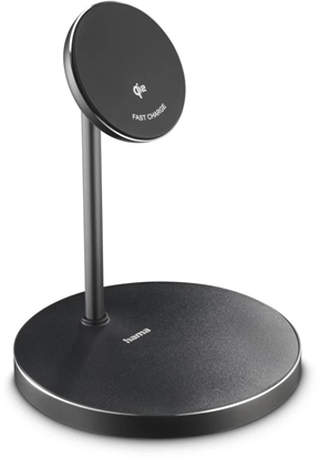 Изображение Hama 00201737 adowarka do urzdze przenonych Suchawki, Smartfon Czarny USB Bezprzewodowe adowanie Szybkie adowanie Wewntrzna