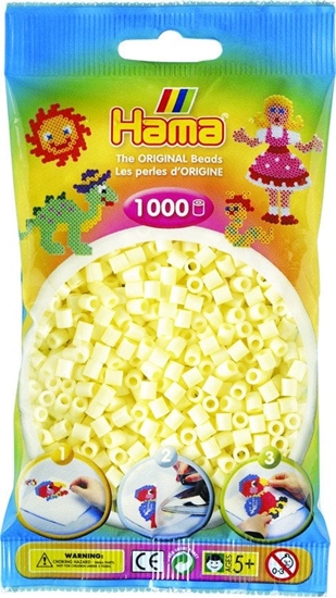 Picture of Hama Beads Hama midi perler 1000stk creme