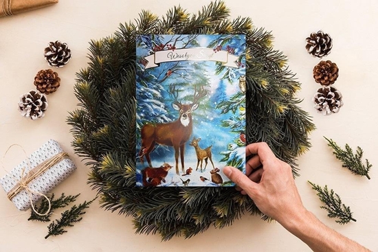 Picture of HENRY Karnet B6 BN witeczny las