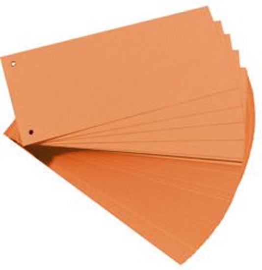 Изображение Herlitz Przekadki 1/3 A4 kartonowe pomaracz Eco (214764)