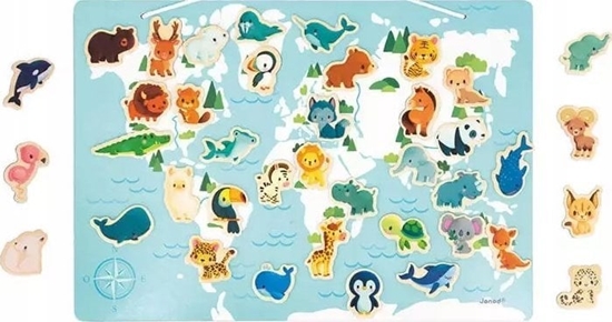 Picture of Janod Janod Mae Zwierztka ukadanka z 40 magnesami