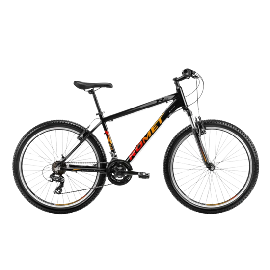 Picture of Jauniešu velosipēds ROMET Rambler R6.0, 26" melns-oranžs-sarkans (M)