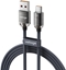 Picture of Kabel USB voltage USB-A + USB-C - USB-C 1 m Czarny (VEKC66AC100BK)