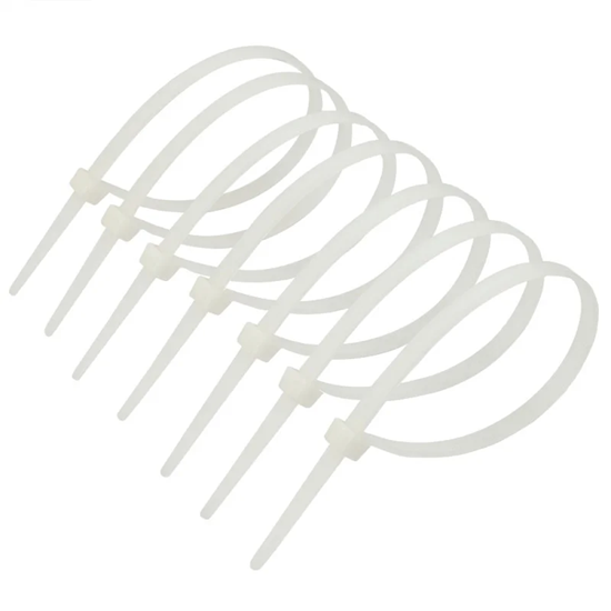 Picture of Kabeļu saites| savilcēji | 4 x 350 mm, baltas, 100