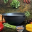 Picture of Kazanas Wok su ketaus dangiu keptuv, 12 l