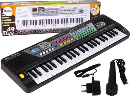 Изображение Keyboard MQ4919 Mikrofon Organki 49 Klawiszy LEAN Toys