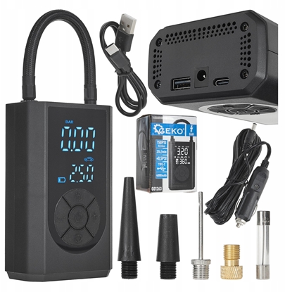 Attēls no Kompresor rowerowy/samochodowy 4000mAh 84W (30)