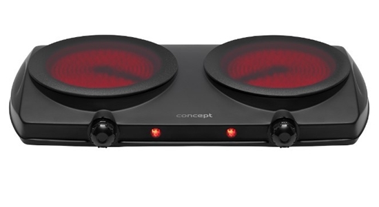 Picture of Kuchenka elektryczna dwupalnikowa czarna VE3060 