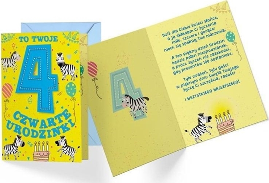 Picture of KUKARTKA Karnet B6 PR-286 Urodziny 4