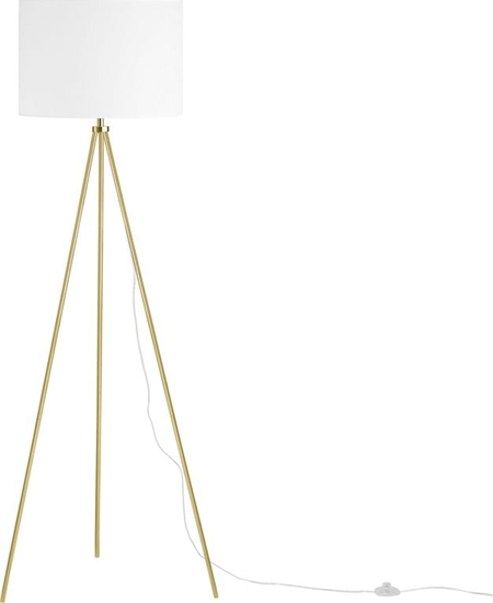 Picture of Lampa podogowa Beliani Lampa podogowa biao-zota VISTULA