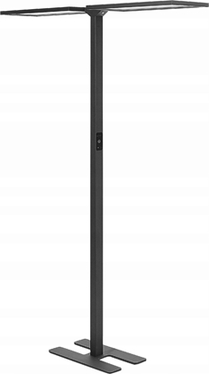 Picture of Lampa podogowa Beliani Lampa podogowa LED metalowa czarna SCULPTOR