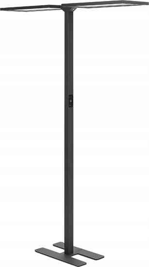 Picture of Lampa podogowa Beliani Lampa podogowa LED metalowa czarna SCULPTOR